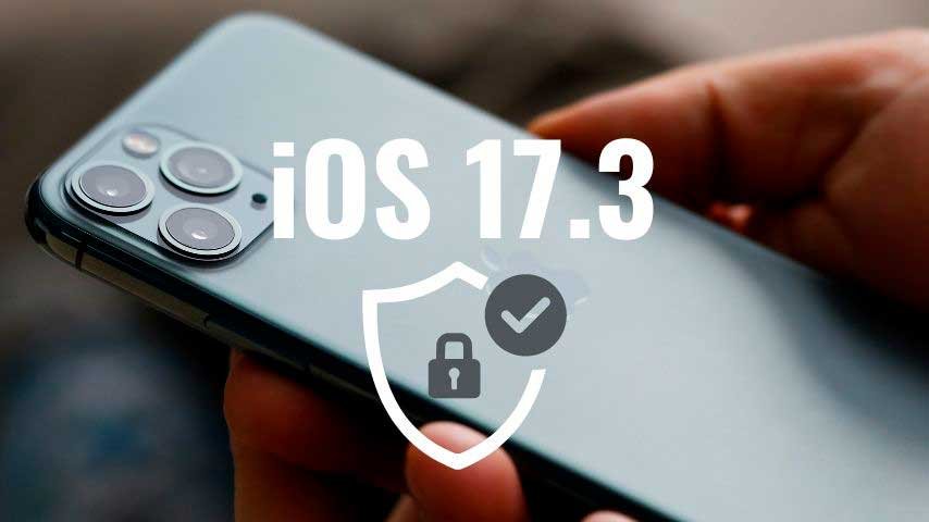 Actualización apple ios 17.3