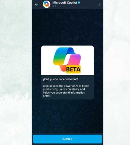 Copilot en Telegram